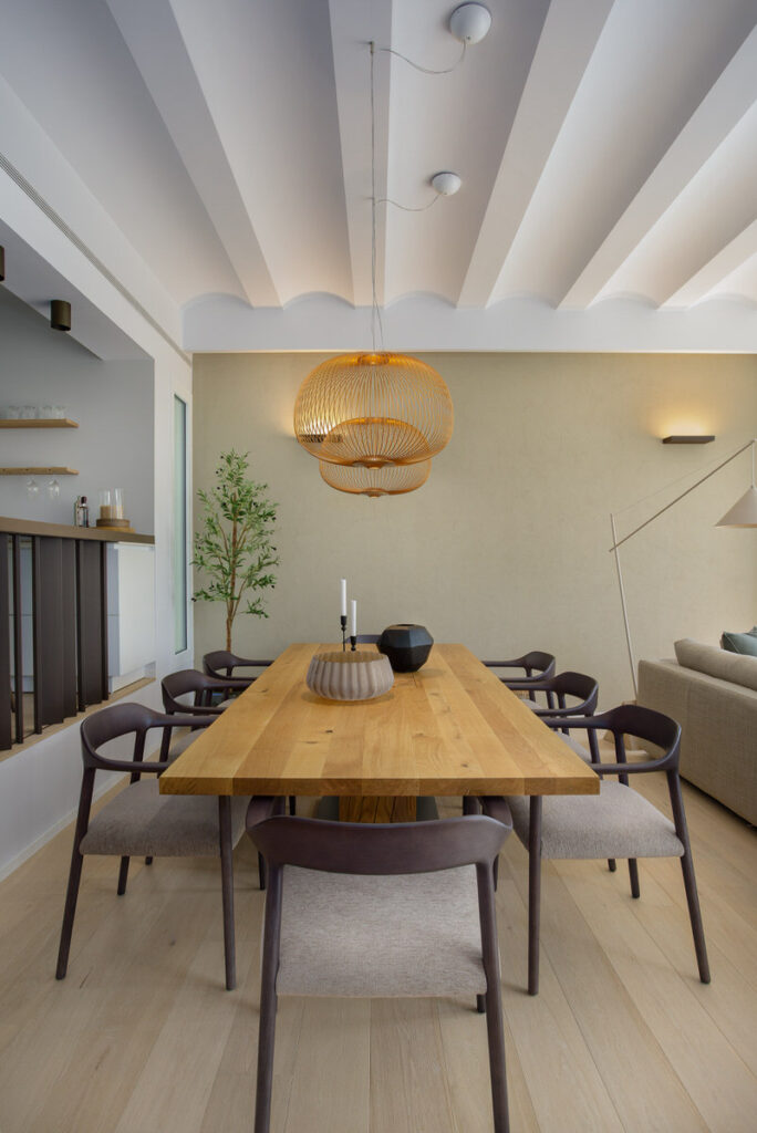 Comedor de la Casa Golf por Norden Interiorisme